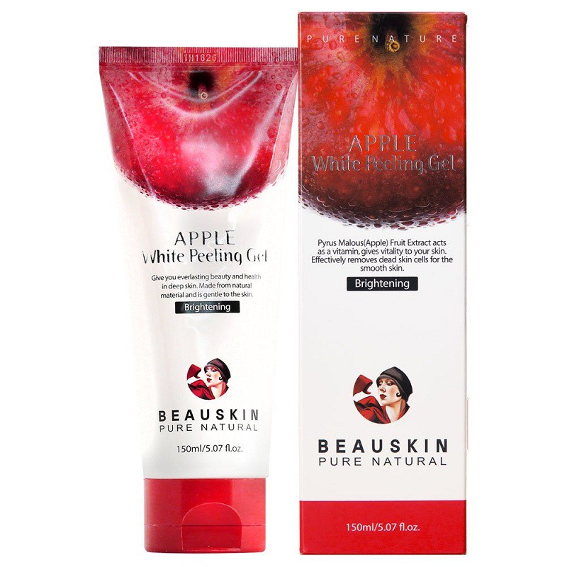 HÀNG CHÍNH HÃNG- Tẩy Da Chết Xóa Mờ Thâm Xạm Tái Tạo Và Dưỡng Trắng Da Beauskin Apple White Peeling Gel  Hàn quốc 150ml