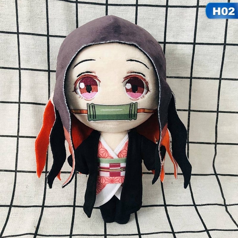 Thú Nhồi Bông Hình Nhân Vật Anime Demon Slayer: Kimetsu No Yaiba 20cm Dễ Thương