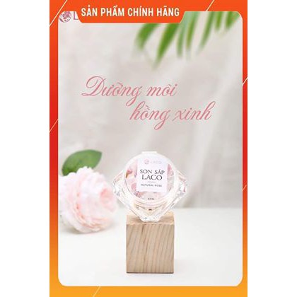 son sáp dưỡng môi hồng tự nhiên laco