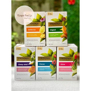 Trà trái cây Twinings Live Well hộp 18 gói - Trà trái cây detox cơ thể