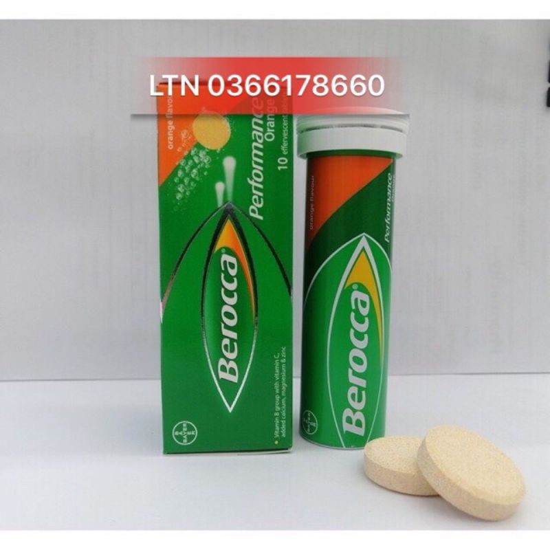 [Chính Hãng ] BEROCCA VITAMIN C Túp 10 viên