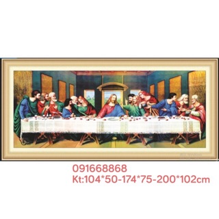 Tranh đính đá bữa tiệc của chúa kt 105*50_200*102cm
