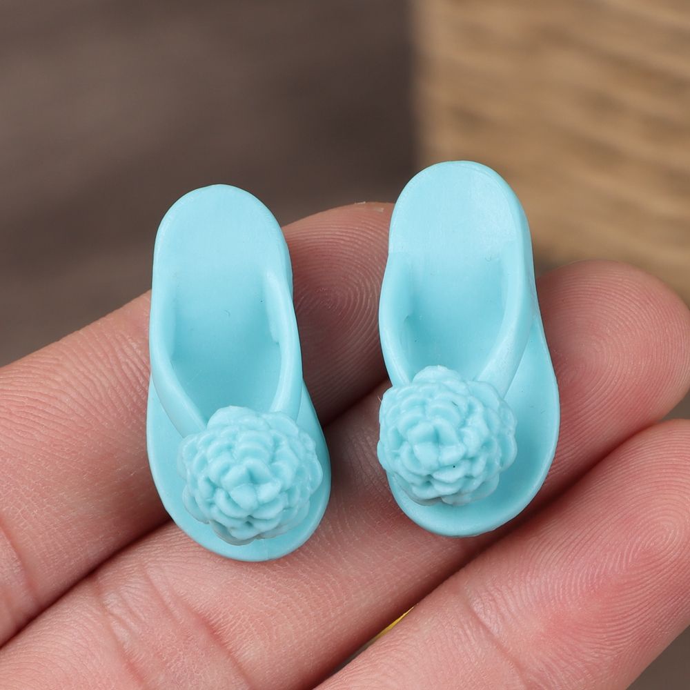 Giày boot nhựa cao gót 24 kiểu chiều dài bàn chân 2.2cm cho búp bê