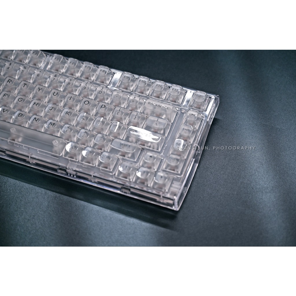 Bàn phím cơ FL-Esports Q75 Pro White Transparent 3 Mode