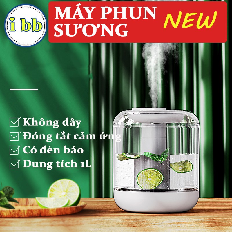 [Chính Hãng] Máy phun sương, tạo ẩm, khuếch tán xông tinh dầu để bàn- Thế Hệ Mới Bảo Hành 1 đổi 1