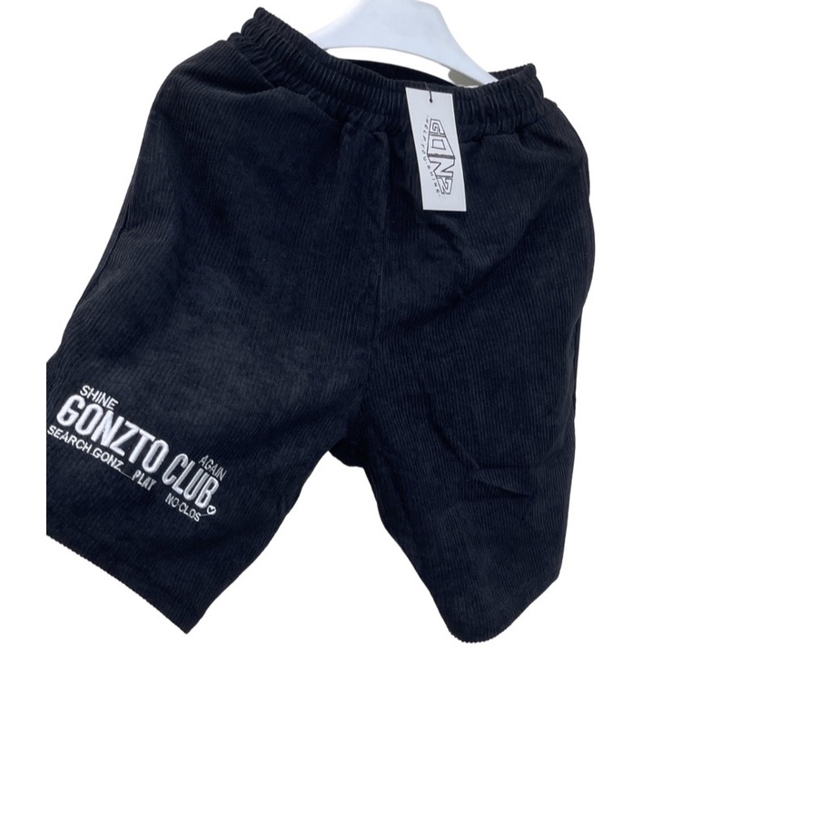 Quần Short Nhung Đen Gonz Club | BigBuy360 - bigbuy360.vn