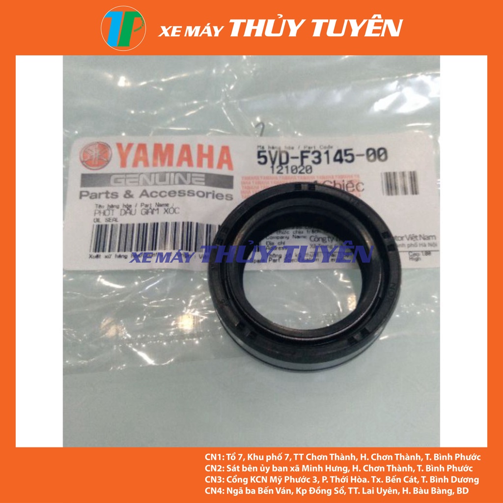 Phớt Dầu giảm xóc - Phuộc trước chính hãng yamaha sử dụng cho các dòng xe yamaha
