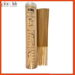 Xưởng _ Nhang Trầm Hương Nhãn Vàng Nhạt-Dài 38cm-500gr-300 cây-Trầm hương Phúc Linh_Nguyên Chất