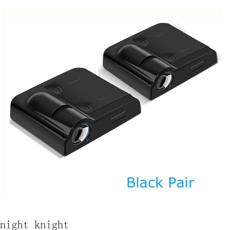 Set 2 Đèn Led Laser Không Dây Gắn Cửa Xe Hơi Dùng Để Trang Trí