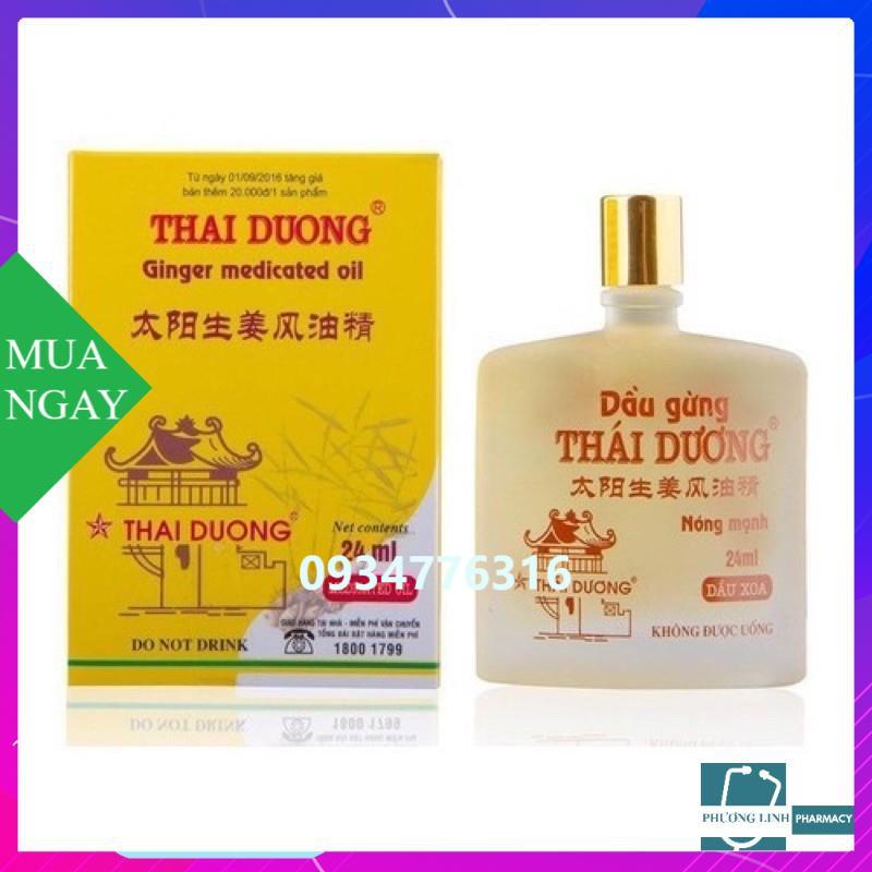 Dầu gừng Thái Dương chai lớn 24ml