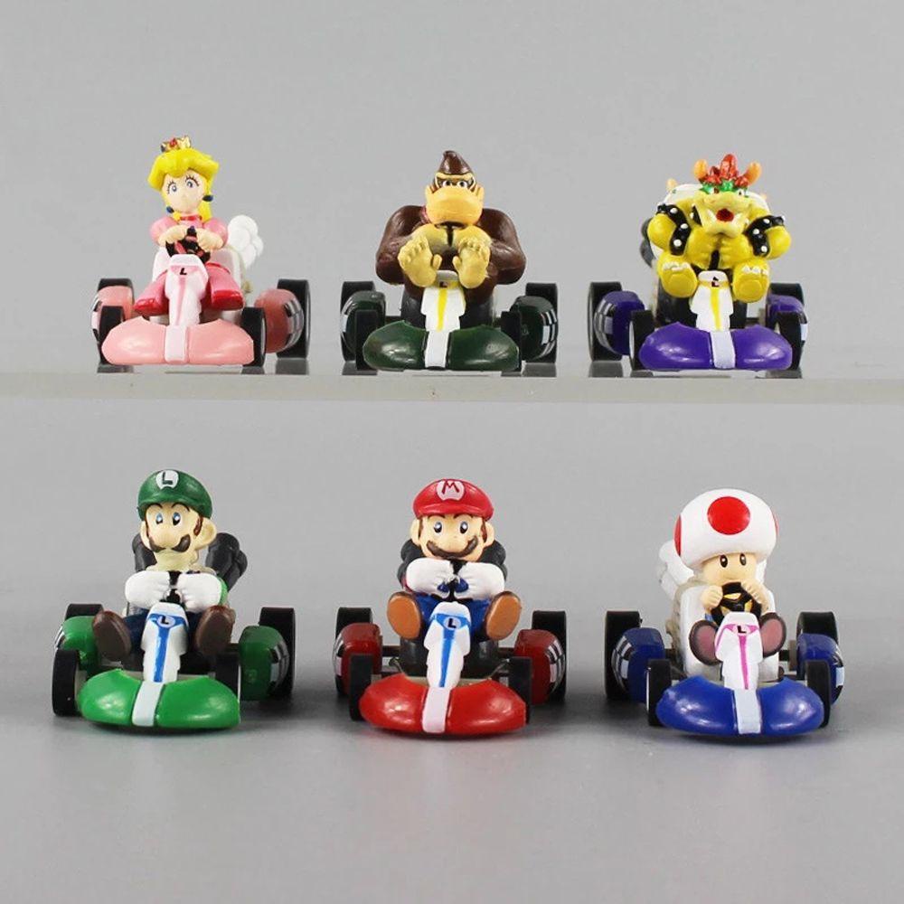 Bộ 6 Mô Hình Nhân Vật Hoạt Hình Super Mario