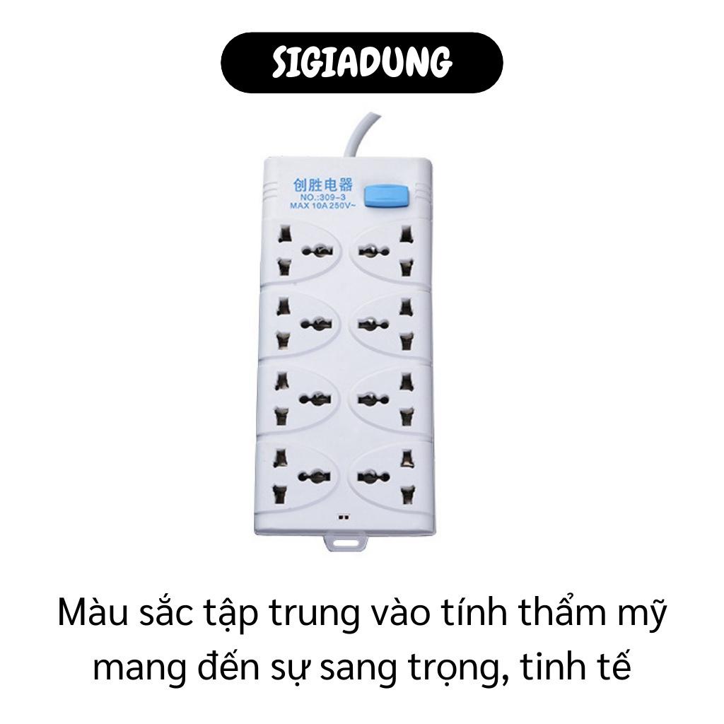 [SGD] Ổ Cắm Điện - Ổ Điện 3 Chấu, 8 Lỗ Cắm, Dây Dài 2m Tiện Lợi 9538