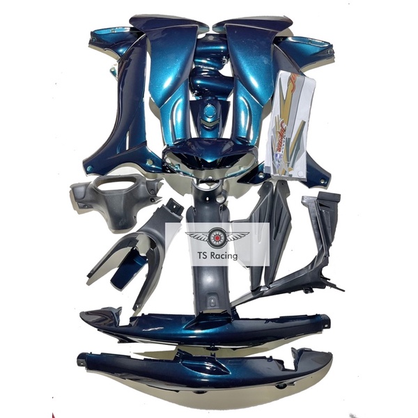 Dàn áo Jupiter V màu xanh nhớt - tặng team 3 lớp
