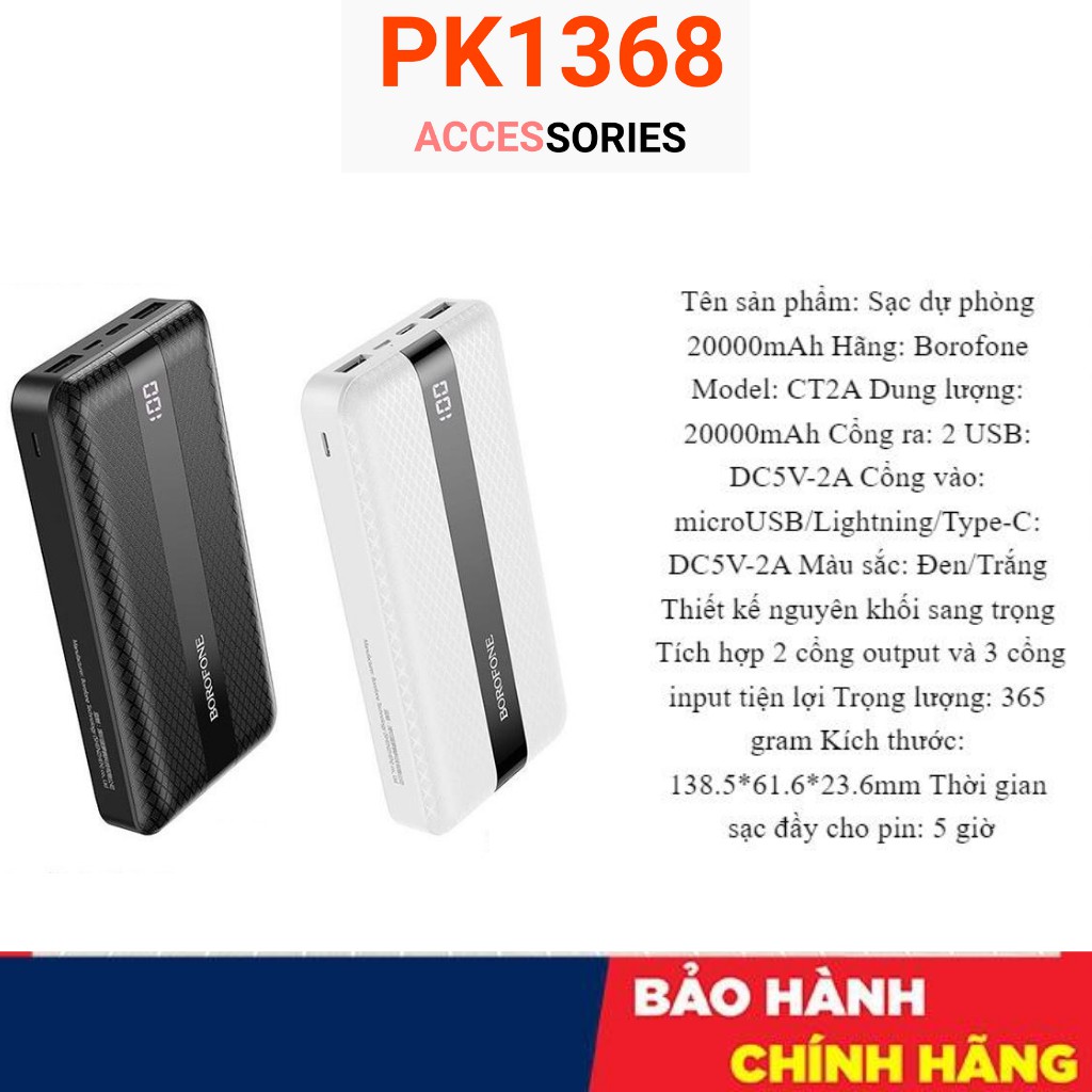 [PHÂN PHỐI] Sạc dự phòng 20000 chính hãng 1 đổi 1