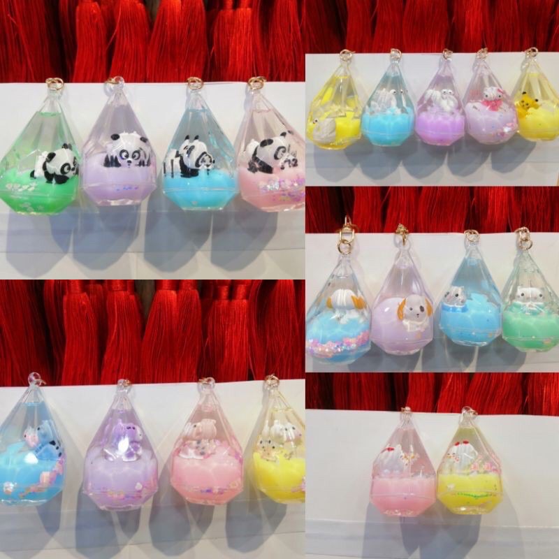 Móc khoá nước các mẫu trà sữa ... cute