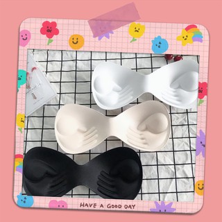 Siamese Dày Sponge Miếng đệm ngực Palm Hỗ trợ American Back Thể thao Đồ lót Bandeau Bọc liền mạch Pad