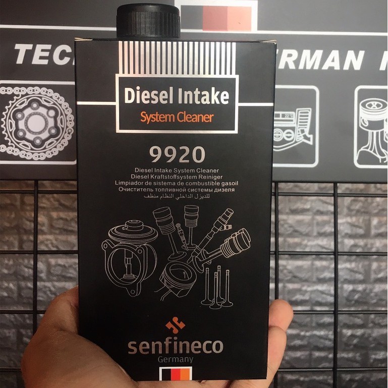 Vệ Sinh Hệ Thống Nạp, Buồng Đốt, Xả Máy Dầu Senfineco Diesel Intake System Cleaner 9920 -450ml Tặng Nước Rửa KÍnh Wurth