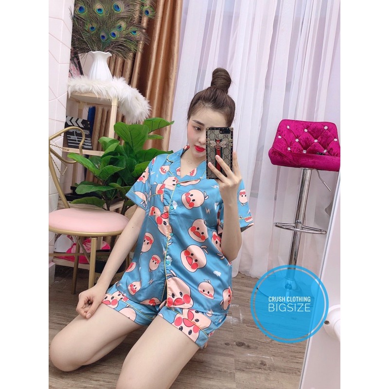 [Mẫu Đẹp]Pyjama Đồ Bộ Bigsize 55-100kg Diện cực Đẹp Chất latin