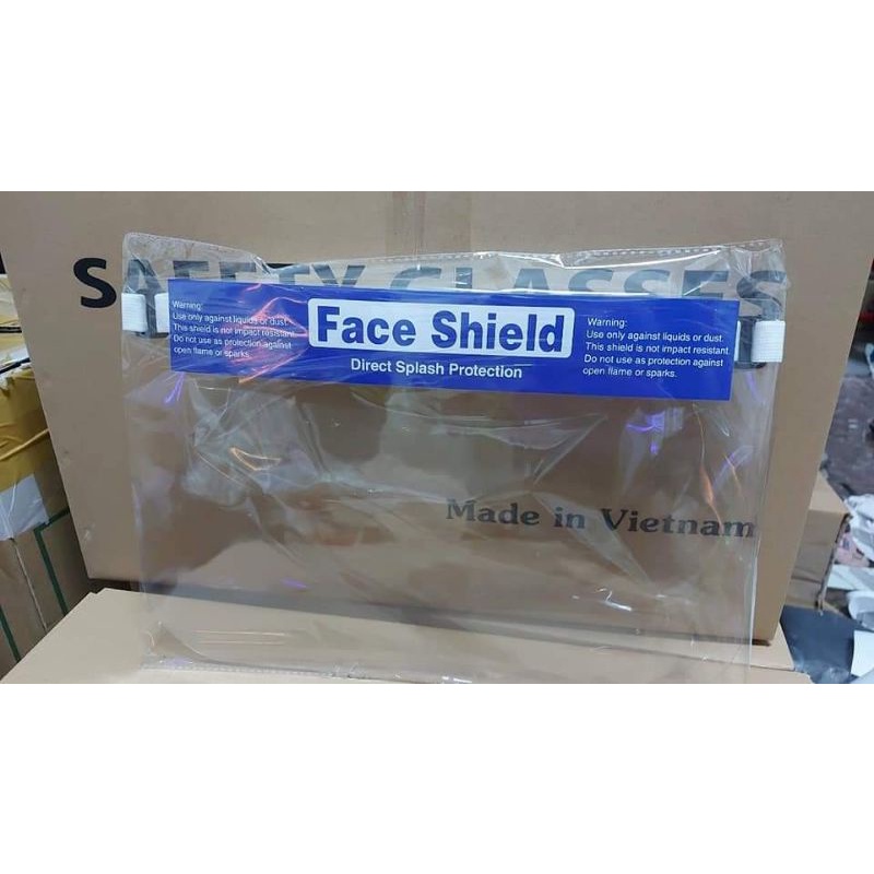 Mặt nạ kính chống giọt bắn Face Shield có mút chỉnh được size vừa với đầu loại cao cấp