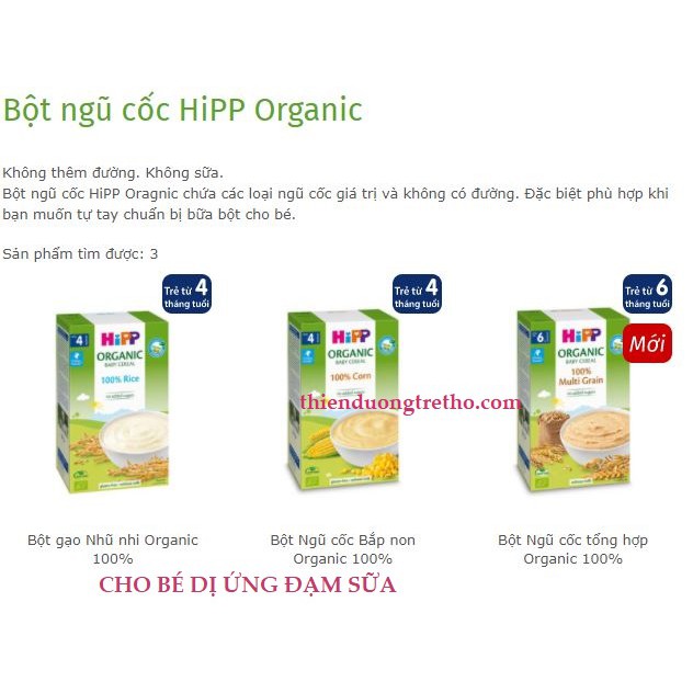 Bột Ăn Dặm Hipp Gạo Nhũ Nhi 250G