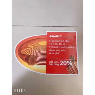 Combo 10 tem decal dán tủ đông