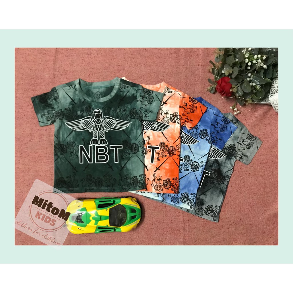 Áo cotton bé trai ♥️ FREESHIP ♥️ Chất thun cotton mềm mịn, họa tiết in loang cực chất
