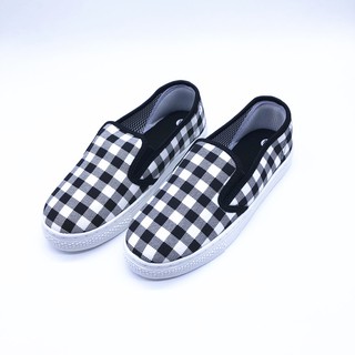 Giày slip on Koin kẻ ô VV193