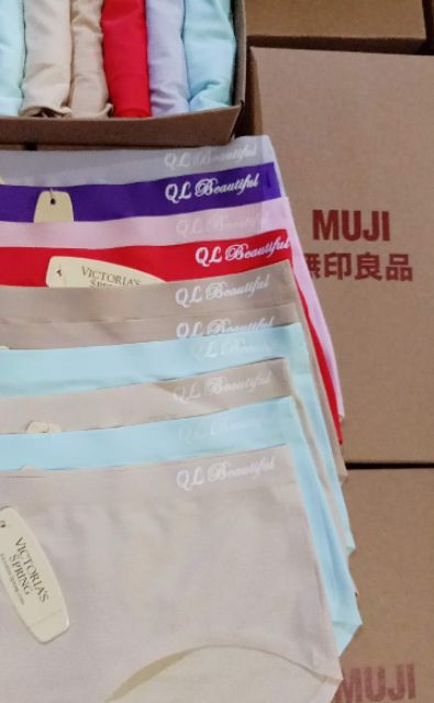 Hộp 10 quần lót đúc su nữ- hàng xuất tặng kèm hộp đựng xinh xắn Mz99 | BigBuy360 - bigbuy360.vn
