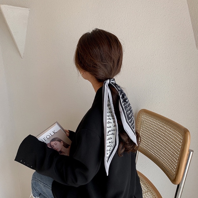 Khăn choàng cổ lụa nữ tính đa năng- Maben