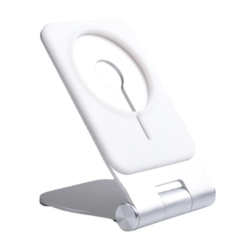 Giá Đỡ Điện Thoại Từ Tính Không Dây Bằng Hợp Kim Nhôm Cho iPhone 14 12 13 Pro Max