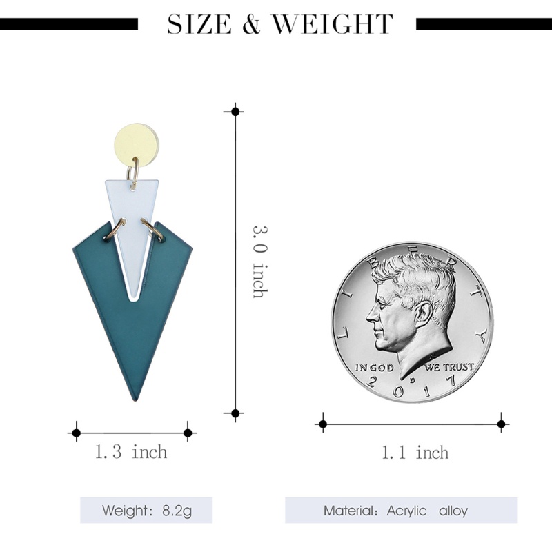 Khuyên Tai Nữ Trang Dáng Chữ V Phong Cách Bohemian Mới