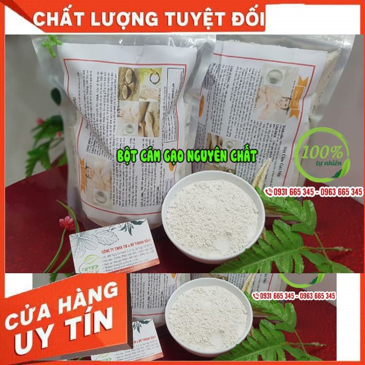 Tinh Bột Cám Gạo Nếp 100g - 100% Nguyên Chất