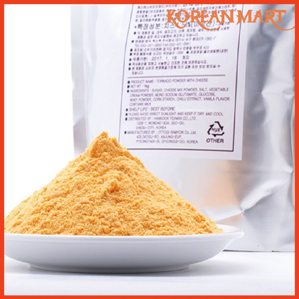 Bột phô mai Hàn quốc TORNADO dùng lắc khoai tây, ....