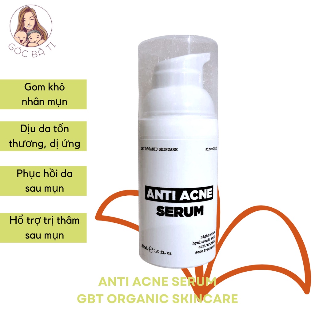 DƯỠNG CHẤT TRẮNG MỊN DA SKIN SERUM GBT ORGANICSKINCARE