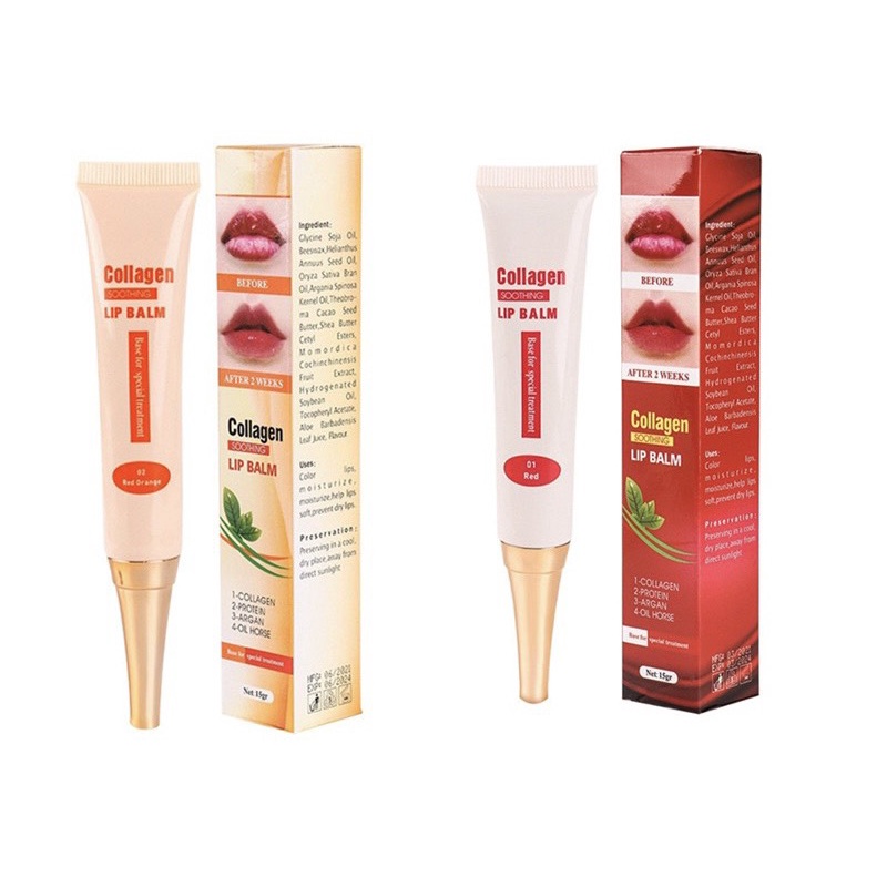 Dưỡng môi collagen kích màu sau xăm