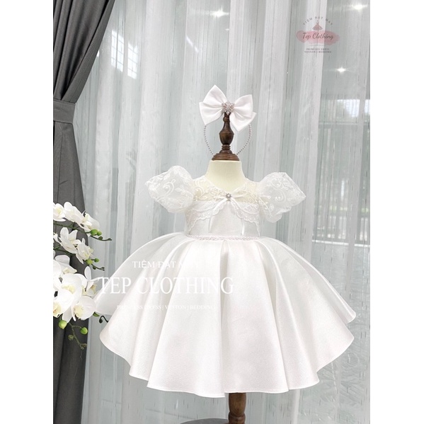 CHIC Đầm Công Chúa Thiết Kế Cho Bé Gái by Tep Clothing - hình thật