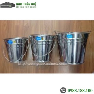 Xô đựng nước inox không nắp