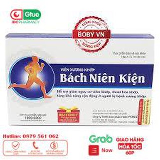 [CHÍNH HÃNG] Viên xương khớp Bách niên kiện - Hộp 20 viên và chai 80 viên_[IDC]