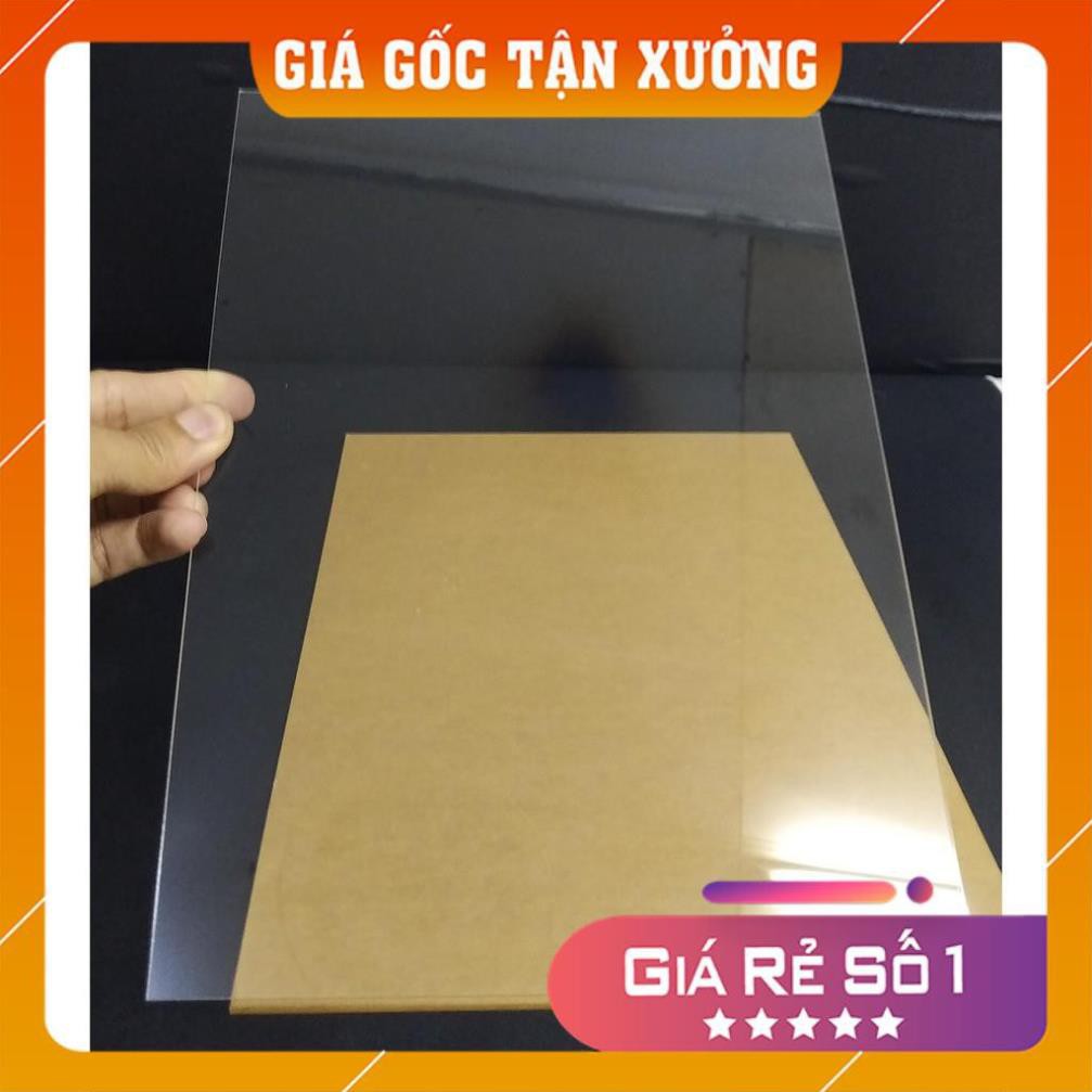 [Mica Việt Nam] [Giá Gốc Tận Xưởng] Tấm mica trong suốt Size A4(29,7*21cm) độ dày 2mm,3mm,4mm,5mm [Hàng có sẵn - giá rẻ]