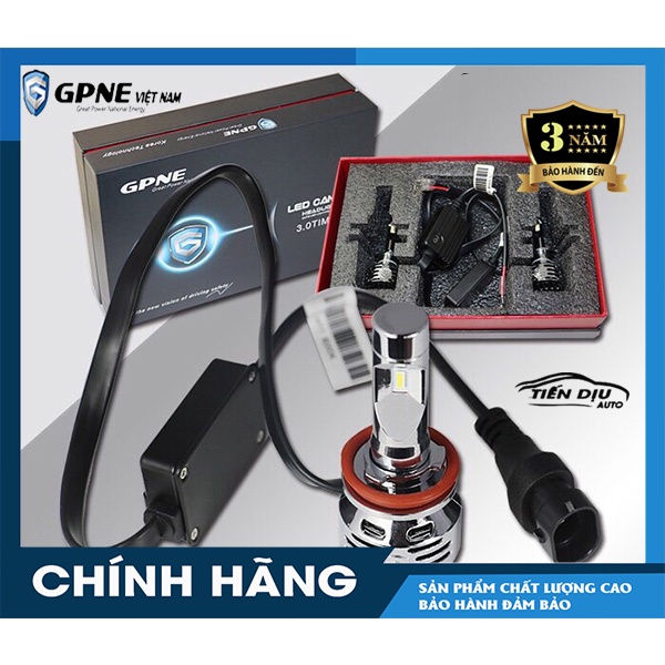 Bóng Đèn Pha Led GPNE Xe Bán Tải Ford Ranger Siêu Sáng Chính Hãng- Bộ 02 Bóng Led Pha Ô Tô - Bảo Hành 3 Năm