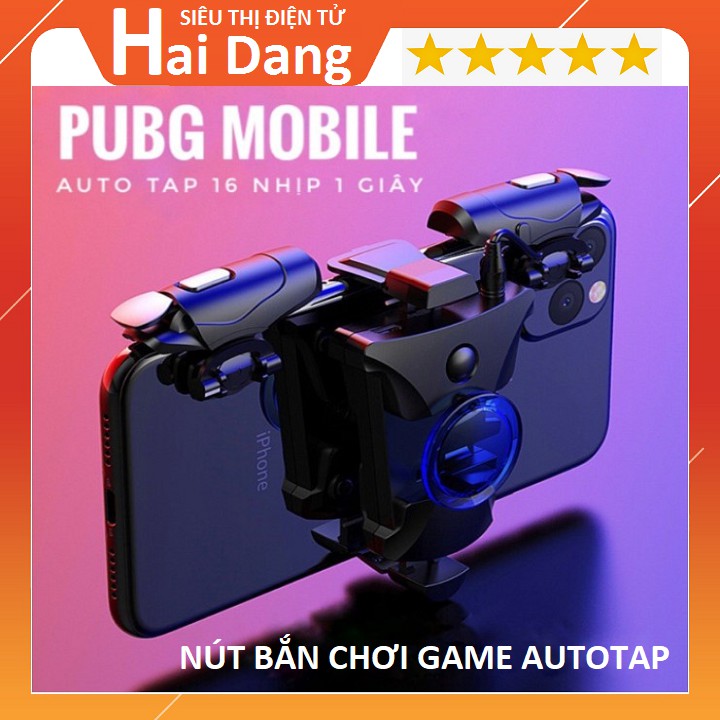 Bộ Nút Bắn Chơi Game, Có Auto Tap, Ghìm Tâm Cực Đỉnh, PUBG Mobile, Ros Mobile, Call OF Duty, Free Fire