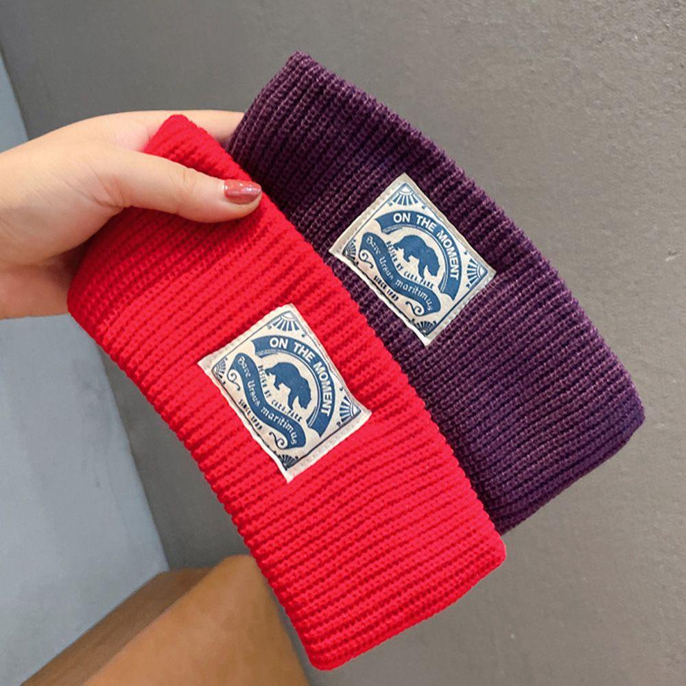 Băng Đô Dệt Kim Dày Dặn Ấm Áp Bản Rộng