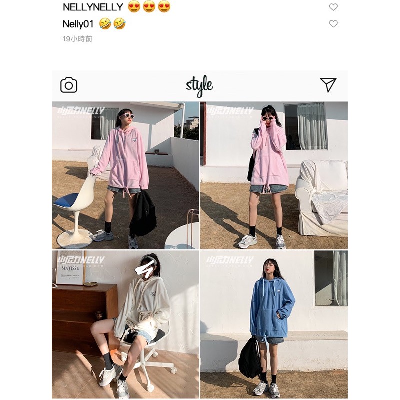 [SẴN HÀNG] Áo hoodie NELLY SĂN SALE đủ size | BigBuy360 - bigbuy360.vn