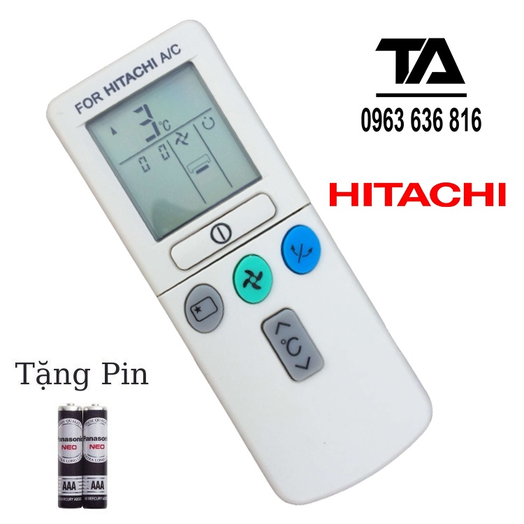 [FREESHIP 50K] ✔ REMOTE MÁY LẠNH HITACHI RAR-2A1 - ĐIỀU KHIỂN ĐIỀU HÒA HITACHI RAR-2A1