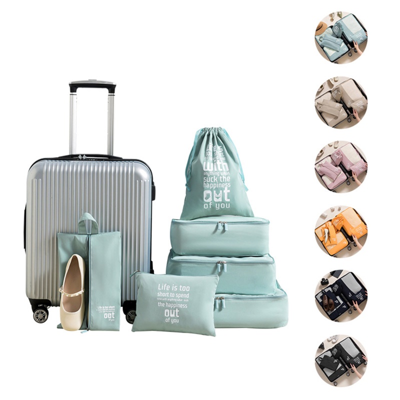 Seng Set 6 Túi Đựng Đồ Vệ Sinh Cá Nhân Đi Du Lịch Tiện Lợi