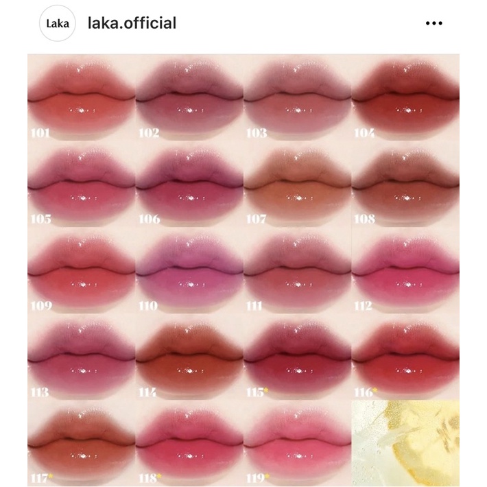 🍓KÈM QUÀ 🍓SON TINT LAKA FRUITY GLAM TINT 4,5GRAM