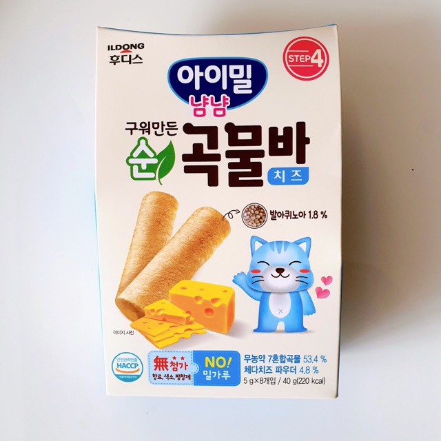 Bánh quế ăn dặm ILDONG cho bé 8M+