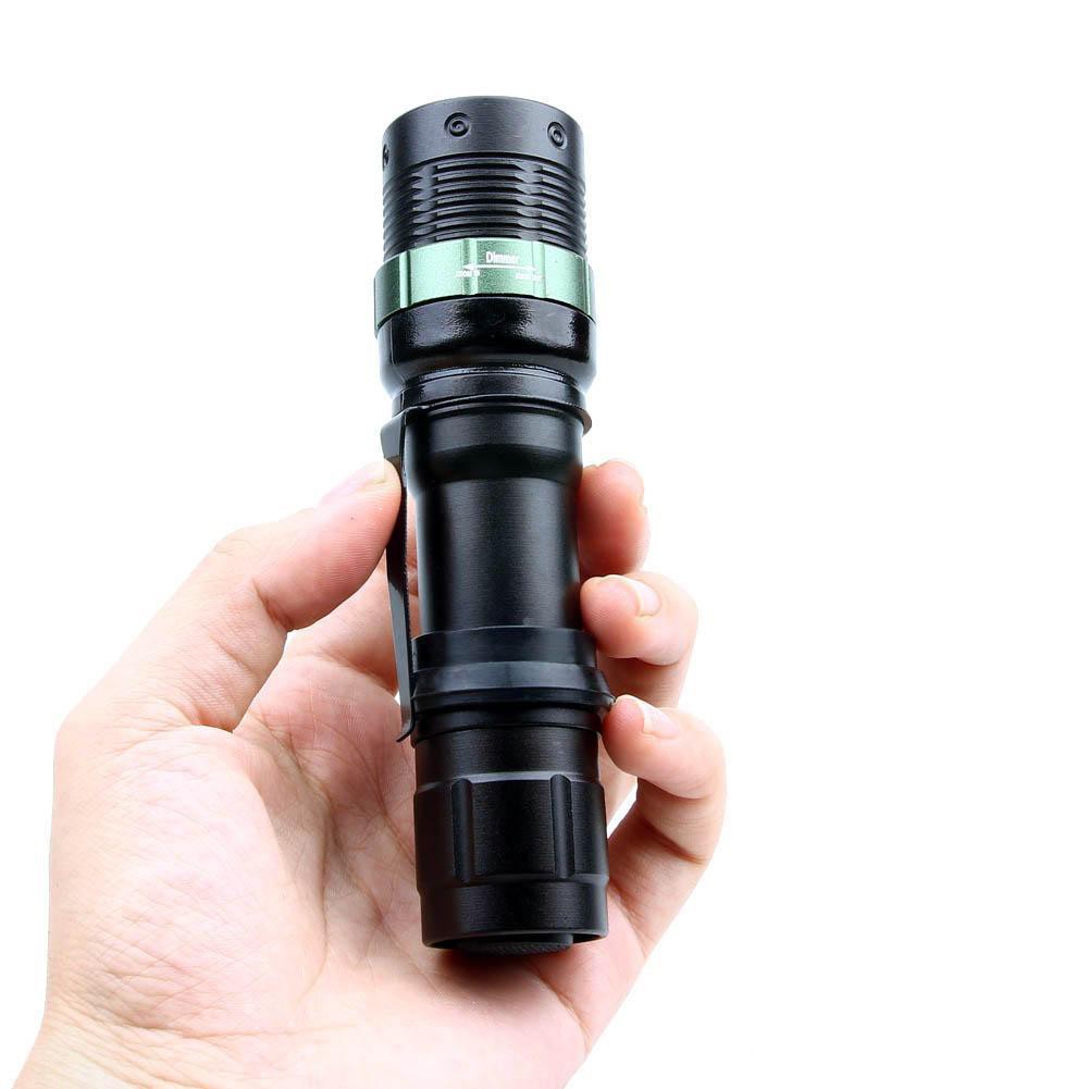 6000 LM Zoom CREE XML T6 LED Flashlight 18650 Battery Lamp+Li-ion AC CharER