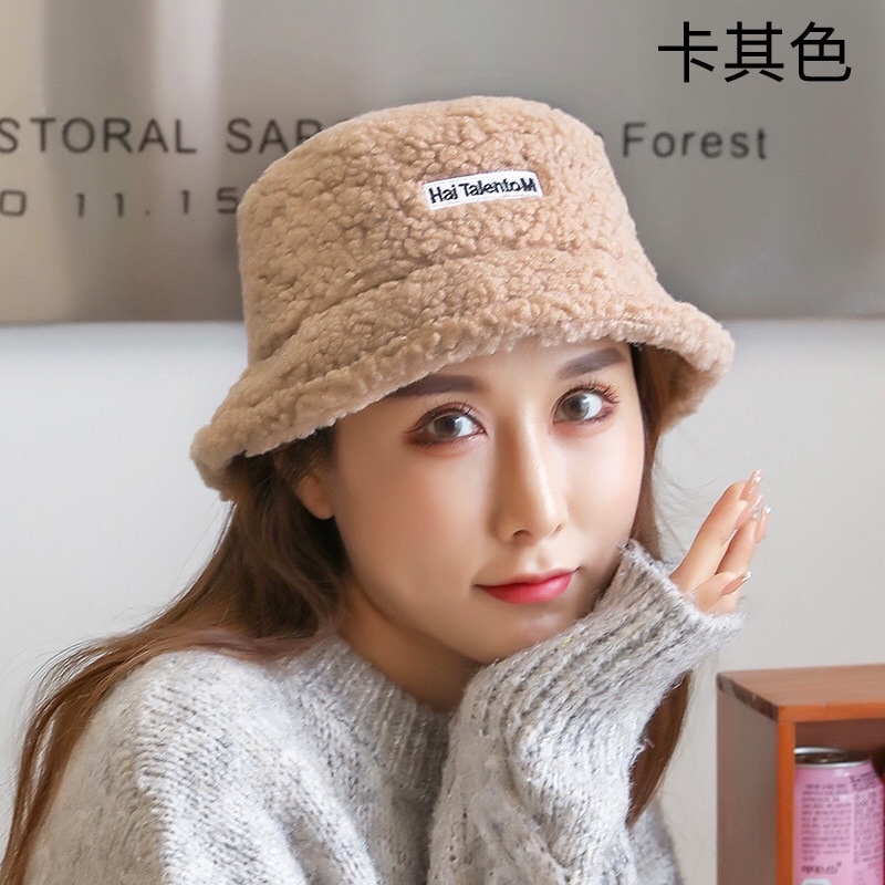 Mũ bucket lông cừu hót hít