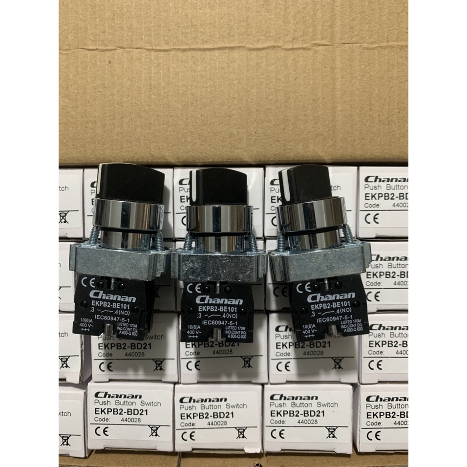 Chuyển mạch 2 vị trí thân sắt EKPB2-BD21 (CHANA)